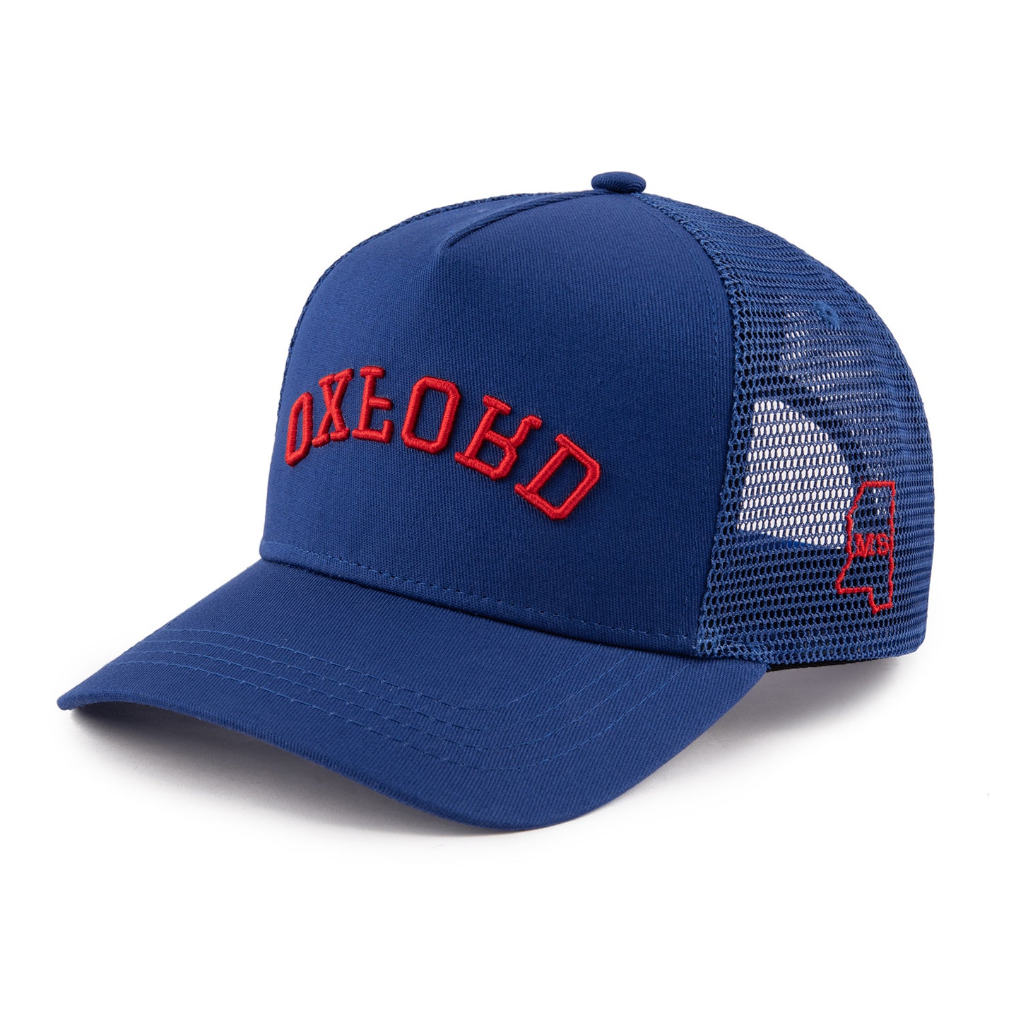 NAVY/RED-DOWNSIDE UP OXFORD